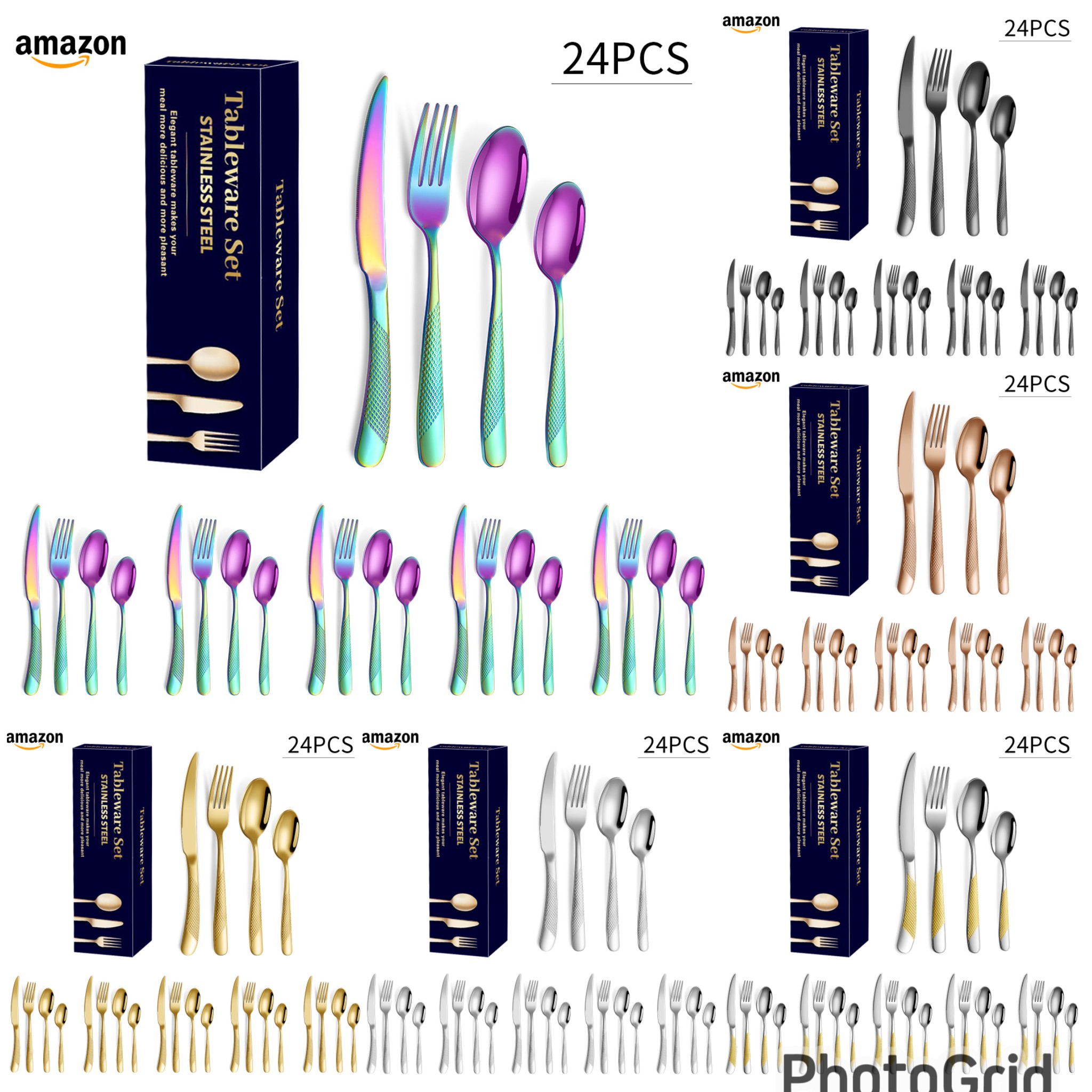 24pcs Cutlery Set